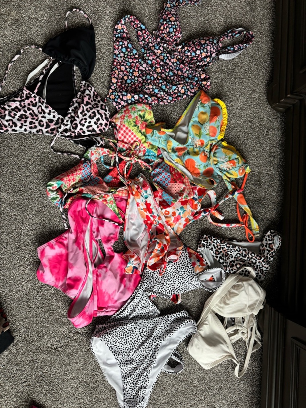 Mixed-Pattern Women's Bikini Sets - Multi Color